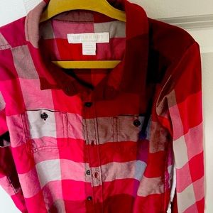 Toddler Burberry button-down shirt. 3Y